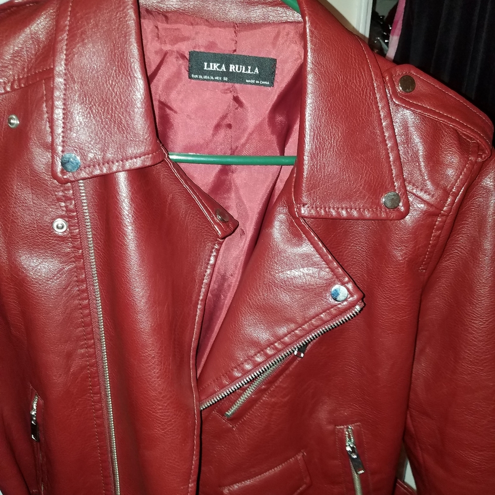 Faux Leather Jacket - Picture 5 of 8